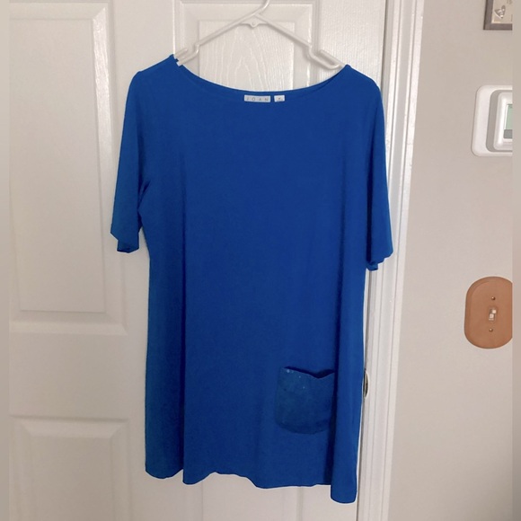 Joan Rivers Royal Tunic Top - Picture 1 of 6